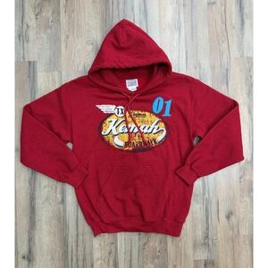Kenah Original TX 01 Hoodie Red‎ Youth Graphic Pullover Sweatshirt
